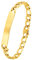 JOOP! Identarmband Edelstahl Unisex Damen Herren Armschmuck, 22,5 cm, Gold, Kommt in Schmuck Geschenk Box, 2035896