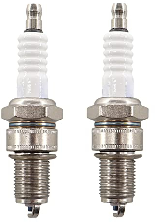 MCHNIC 2x Zündkerze für Rasenmäher MTD ThorX, Briggs & Stratton OHV 35, OHV 45, OHV 55, OHV 400, OHV 500, OHV 600, 395 PO, 395 SPO, 42 PO, 42 SPO, 46 PO, 46 SPO