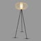 BRILONER – Stehlampe für das Wohnzimmer, Leselampe, Wohnzimmer, Wohnzimmerlampe, Stehlampe Holz, Boho, Schlafzimmer Deko, Stehleuchte, E27 Fassung, Schwarz-Holz