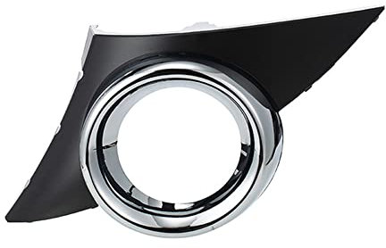 Rous Couvercle Antibrouillard Avant Gauche de Voiture Chrome Phares Antibrouillard Cadre Gril Accessoires Auto pour Peugeot 207 Sport 2006-2009