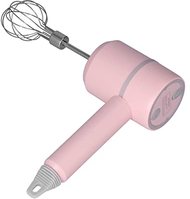 Potente Batidora de Mano con Varilla para Huevos Extraíble, Batidor Eléctrico Recargable (【41822】 2 Sticks inalámbricos Rosa)