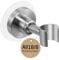 KES Duschkopfhalterung ohne Bohren Handbrause Halterung Edelstahl 18/8 Verstallbar Duschhalterung Verstallbar Duschkopfhalter (21mm-23mm) Duschkopf Halter Gebüstet, C207DF-BS