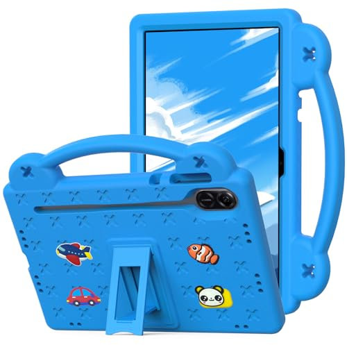 YRH for Honor Pad X9 Case 11.5 inch 2023, Kids EVA Boys Girls Shockproof Cover for Honor X9 Tablet Case, with Stand Handle, Skyblue