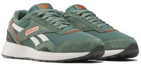 Reebok GL1100 Escape Green/Chalk/Pump Orange Unisex Running Shoes