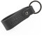 Lois - Porta Llaves con Cierre Cremallera para Hombre de cuero.Llavero Organizador Llaves con Protección Anti Escaneo RFID. Portalleves Calidad Funda Mando Garaje., Negro