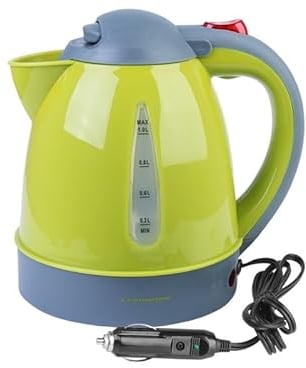 Carmotion 12V Kfz-Wasserkocher 1L, 150W mit Flacher Heizplatte