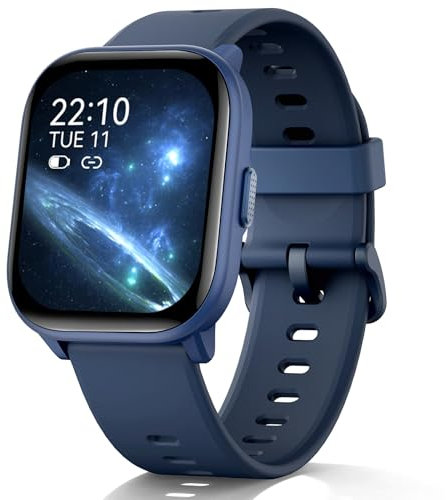 HENGTO Enfants smartwatch, Montre pour Enfants Filles garçons 20 Modes de Sport, podomètre, Moniteur de Sommeil, Enfants Sport Montre Cadeau d'anniversaire Cadeau pour Les Filles garçons (Bleu)