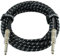 ELAORY 6.35 mm Gitarrenkabel Klinkenkabel 6M, Instrumentenkabel Elektrisches Instrumentenkabel Bass/Gitarren Lautsprecherkabel für Verstärker - Schwarz