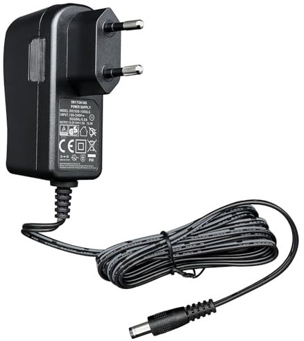 ANLINK 15 V 1 A/1000 mA 1,8 m Langer Netzteiladapter, AC 100–240 V auf DC 15 V 1 A 15 W Schaltadapter 5,5 x 2,1 mm Wandtransformatorstecker für Litter-Robot und weitere 15-V-Geräte, CE-Zertifiziert