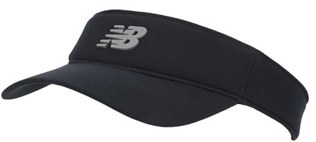 New Balance Women's Performance Visor, Running & Sport Sun Visor - Black