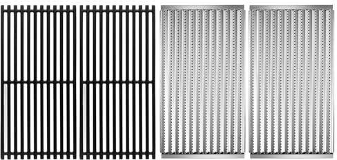 463642316 Grill Replacement Parts for Charbroil Tru Infrared Grill Parts Commercial 2 Burner 463245518 463644220 463246118 Infrared Grill Grates G362-2100-W1 Emitter G460-0500-W1 Cooking Emitter Panel
