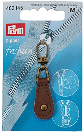 Prym 482.145 Zipper, Metal, braun