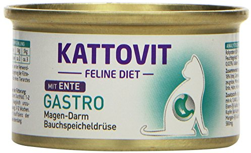 Kattovit Katzenfutter Gastro Ente 85 g, 24er Pack (24 x 85 g)