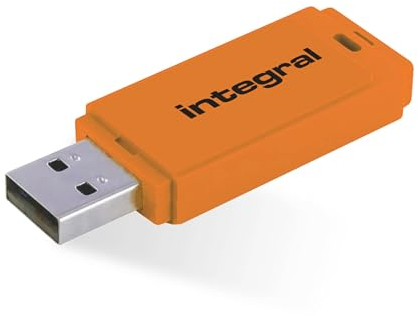 Integral 128GB Neon Orange USB 2.0 Flash-Laufwerk