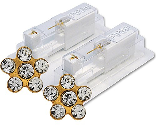 1 Paar STUDEX Medizinische Ohrstecker Blume Crystal