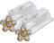 1 par de pendientes medicinales de STUDEX, flor de cristal