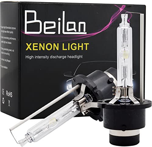 BeiLan D2S 6000K Xenon Brenner - Hid Xenon Scheinwerferlampe 12V 35W(2 Lampen)