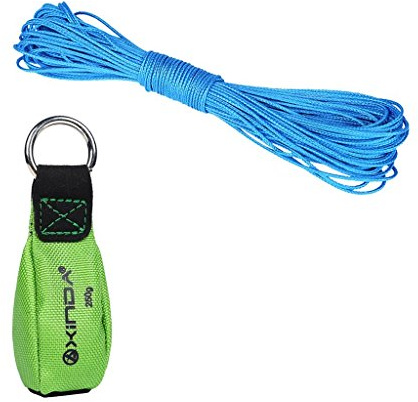 Yundxi Wurfbeutel Wurfsack Nylon Baumklettern Forstzubehör +2mm Wurfleine Klettern Baumpflege Wurfschnur 100 Feet