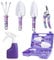 WOLFWILL Gardening Tools-Garden Tools Set for Women,5 Pieces Lightweight Gardening Tools Kit Non-slip Handle,Garden Hand Tools,Best Gifts for Mother's Day.