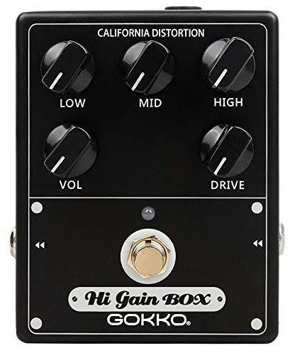 GOKKO AUDIO GK-34 American Box Guitar Effects Pedal, Acoustic Guitar Pedal, Analog Mesa Boogie Amplifier Tone