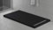 Essence ArredoBagno Plato ducha mármol resina efecto piedra topacio – Mineralmármol – Grosor 3 cm – Rejilla cromada de acero inoxidable – Color negro – 70 x 90