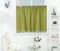 Dreamskull Kurzstores Gardinen Kleinfenster Kurz Landhausstil Blickdicht Scheibengardinen Kurzgardinen Vorhang Kurzvorhang Modern Küche Kariert 90cm hoch 2er Set Wohnzimmer (Grün, 74 x 90 cm*2)