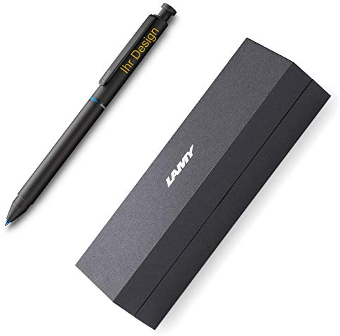 Lamy st tri pen black Mehrsystemschreibgerät, Modell 746, mit Gravur (Lasergravur), E188