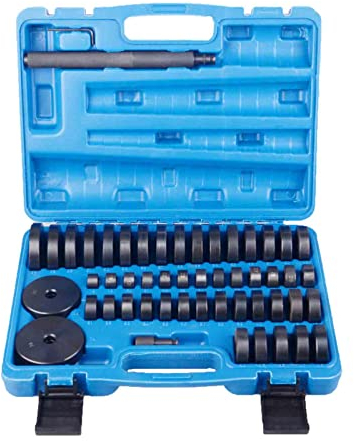 DAYUAN 52 en 1 Coffret Extraction de Roulement, disques de Montage pour enfoncer Les roulements et Prises Jeu d’Outils de pièce de Pression 18 à 65 mm