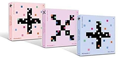 TXT Minisode 1: Blue Hour 3rd Mini Album R Version CD + 128p Fotobuch + 2p Aufkleber + Lyric Papier + 43p hinter Buch + 1p Fotokarte + 1p Postkarte + Nachrichtenfotokarte + Tracking Kpop Sealed