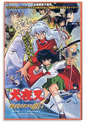 Todo El Arte De Personajes Del Anime Inuyasha Leinwand-Kunstdruck und Wandkunstdruck, modernes Familienschlafzimmerdekor, Poster, 40 x 60 cm