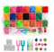 ONECK Gummibänder DIY Kit mit 4400 Gummibänder und Zubehör Gummiband Bänder Kit Loops Gummis Gummiarmbänder zum Basteln