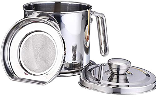 2000 ml Saucentrenner und Fetttrenner machen gesündere Soße, Suppe oder Sauce fettfrei, Ölfilter-Suppenschüssel mit Griff, Mehrzweck-Küchenwerkzeug (2 l)