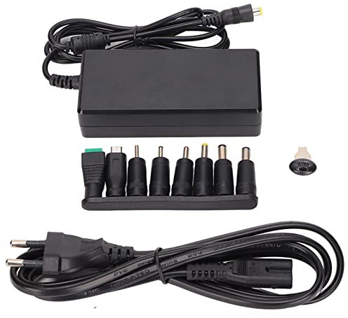 Bewinner 65W Adaptateur Secteur Universel AC 6V 9V 12V 15V 16.5V 18.5V 20V, Transformateur d'alimentation à Découpage avec 8 Connecteurs DC pour Électroniques Ménagers 3-12V,
