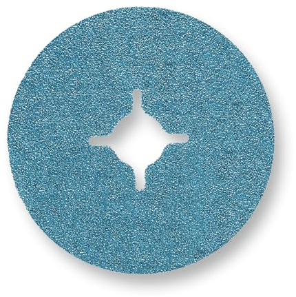 FEIN Fiberschleifscheiben 125 mm, 80er Korn I 25 x Schleifscheiben für Winkelschleifer I Zum Schleifen von Stahl und Edelstahl I Ideal zur Kantenbearbeitung