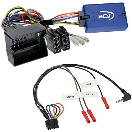 Lenkradfernbedienung Adapter Interface LFB Multi-Anschluss passend für Seat Ibiza IV 2008-2016 kompatibel mit verschiedenen Autoradios