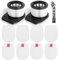IZ300UKT Filters Set für Shark IZ300EU, IZ300EUT, IZ320 IZ320EU, IZ320EU Cordless Vacuum Cleaner Anti Hair Wrap Akku-Staubsauger (IZ300 (2+4))