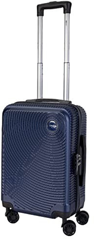 CABIN GO 5512 - Trolley rigido in ABS 8 ruote 55x37x20 cm utilizzabile come bagaglio a mano di dimensioni standard