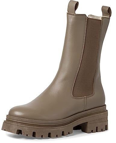Tamaris Damen Chelsea Boots, Frauen Stiefeletten,Wechselfußbett,uebergangsstiefel,Schlupfstiefel,hoch,Boots,Stiefel,Bootee,SAGE,38 EU