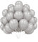Ballons Gris Mat 12 Pouces - 50 Pièces Pour Fête Prénatale, Mariage, Saint Valentin, Décorations D'anniversaire
