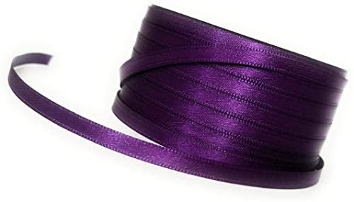 s.dekoda Satinband 50m x 6mm Lila Schleifenband Dekoband Satin