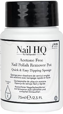 Nail HQ Acetone Free Nail Polish Remover Sponge - 75ml