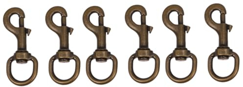 YARNOW 6stücke Pet Collar Haken Mit Drehgelenk Traction Rope Buckle Für Hunde Und Katzen Langlebig Und Rostfrei Für Schlüsselanhänger