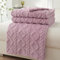 Mezzar Kuscheldecke Flauschig Decke,Kuscheldecke Fleecedecke Flanell Decke Wohndecken Couchdecke Decken für Sofa, Couch und Tagesdecke (Purpl, 150 * 200)