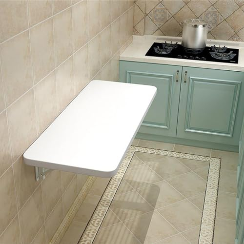 Wandklapptisch, Platzsparender Klappbarer Wandtisch, Schwimmender Laptoptisch, Wandmontierter Arbeitstisch, Klapptisch, Küchentisch, Schreibtisch, Für Kleine Räume, Büro, Küche, Esszimmer ( Size : 120