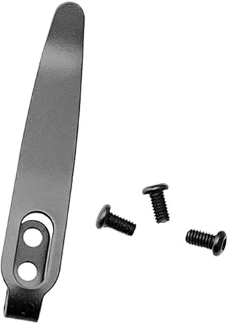 1Set Folding Knife Clip 420 Stainless Steel Pocket Clips Back Clamps for Folding Knife Pocket Clip with Screw