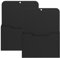 MoKo Magnetischer Stiftehalter, 2 Pack Magnetisch Zeitungshalter Wand, A4 Dokumentenhalter Bürobedarf Aufbewahrung, Notizbücher Organizer für Schule Büro Zuhause Kühlschrank, Schwarz