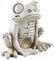 Frosch-Skelett-Figur – Frosch-Schädel-Dekorationen, dekorative Tierschädel, Froschschädel, Statue für Halloween, Tag der Toten