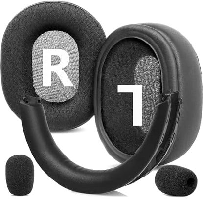 XRHTONG Almohadillas de Oído Transpirables de Repuesto Compatibles con Auriculares Microsoft Xbox Wireless Xbox Stereo Almohadillas de Oído (Tela Transpirable/Espuma de Alta Densidad)