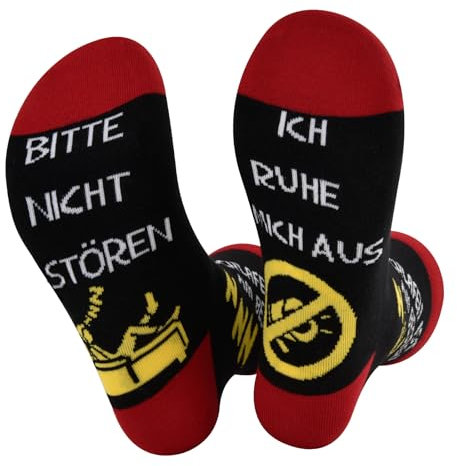 cheap4uk Geschenke Für Männer Lustige Socken Geburtstagsgeschenk Bester Geschenk Für Papa Opa Männer Freund Bruder Jungs Ihn Sie Gaming Zocken Fussball Socken Herren 43-46