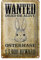 Wanted Dead or Alive Osterhase | Nostalgisches Blechschild im Retro-Stil | Perfekt für Sammler und Dekoration | 200x300mm | 20 cm x 30 cm